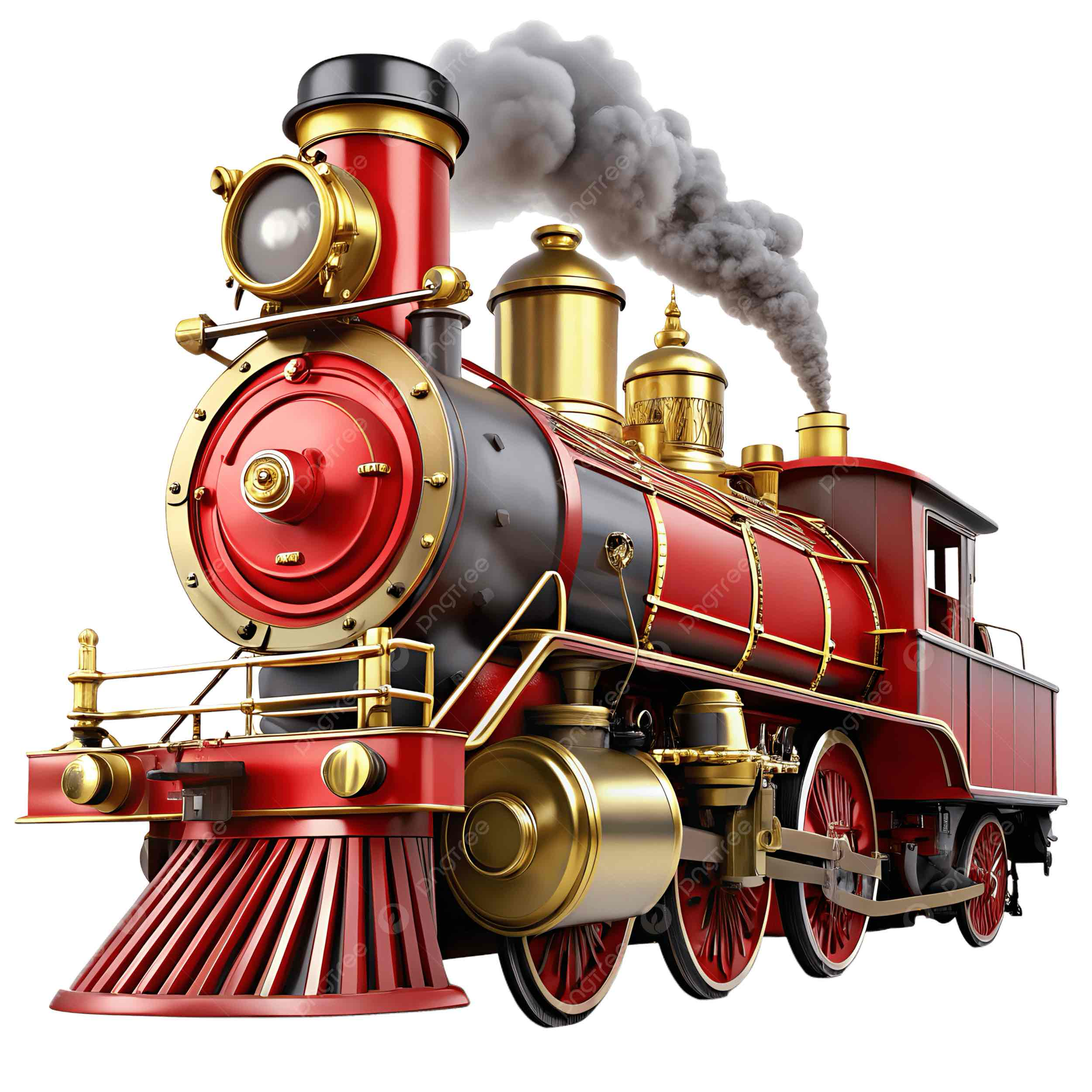 Vintage Steam Locomotive free 3D printable STL