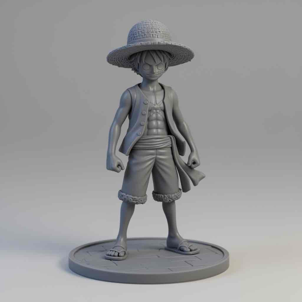 Monkey D. Luffy Pose free 3D printable STL