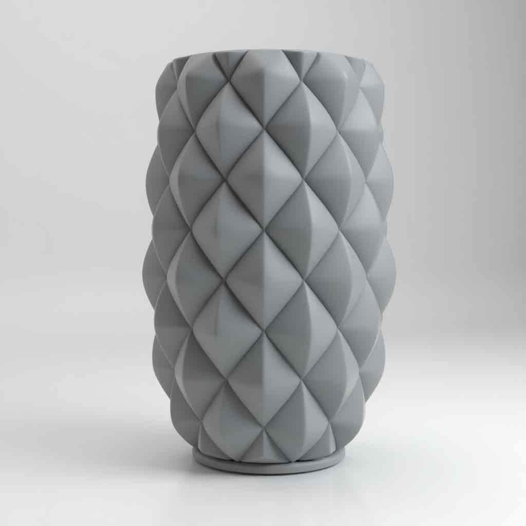 Geometric Vase Design free 3D printable STL