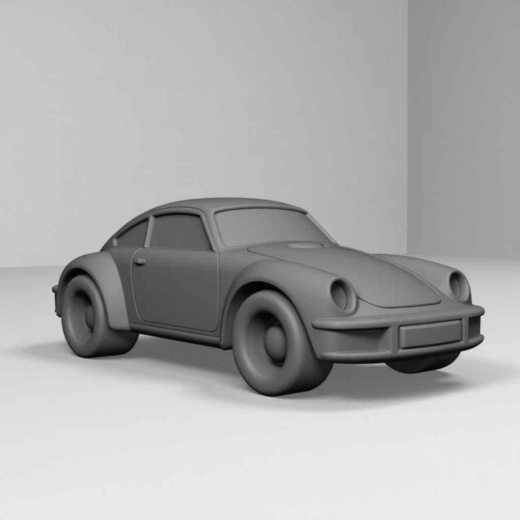 Porsche 911 Model free 3D printable STL