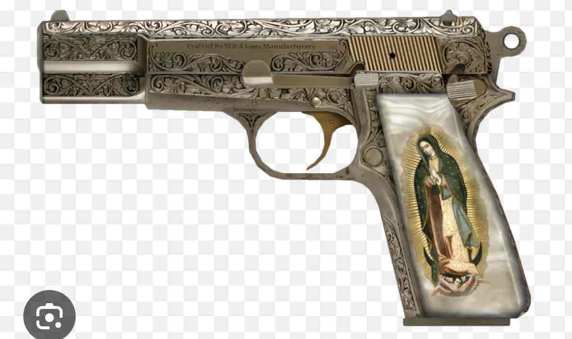 Decorative Handgun free 3D printable STL