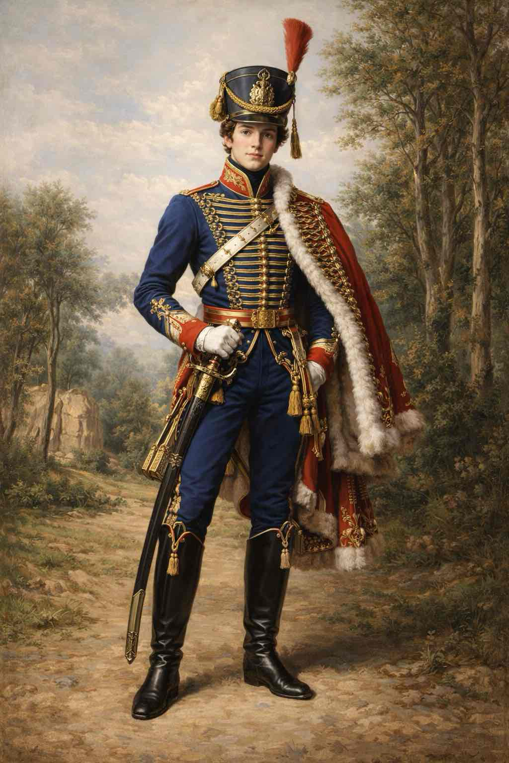 Napoleonic Officer Portrait free 3D printable STL
