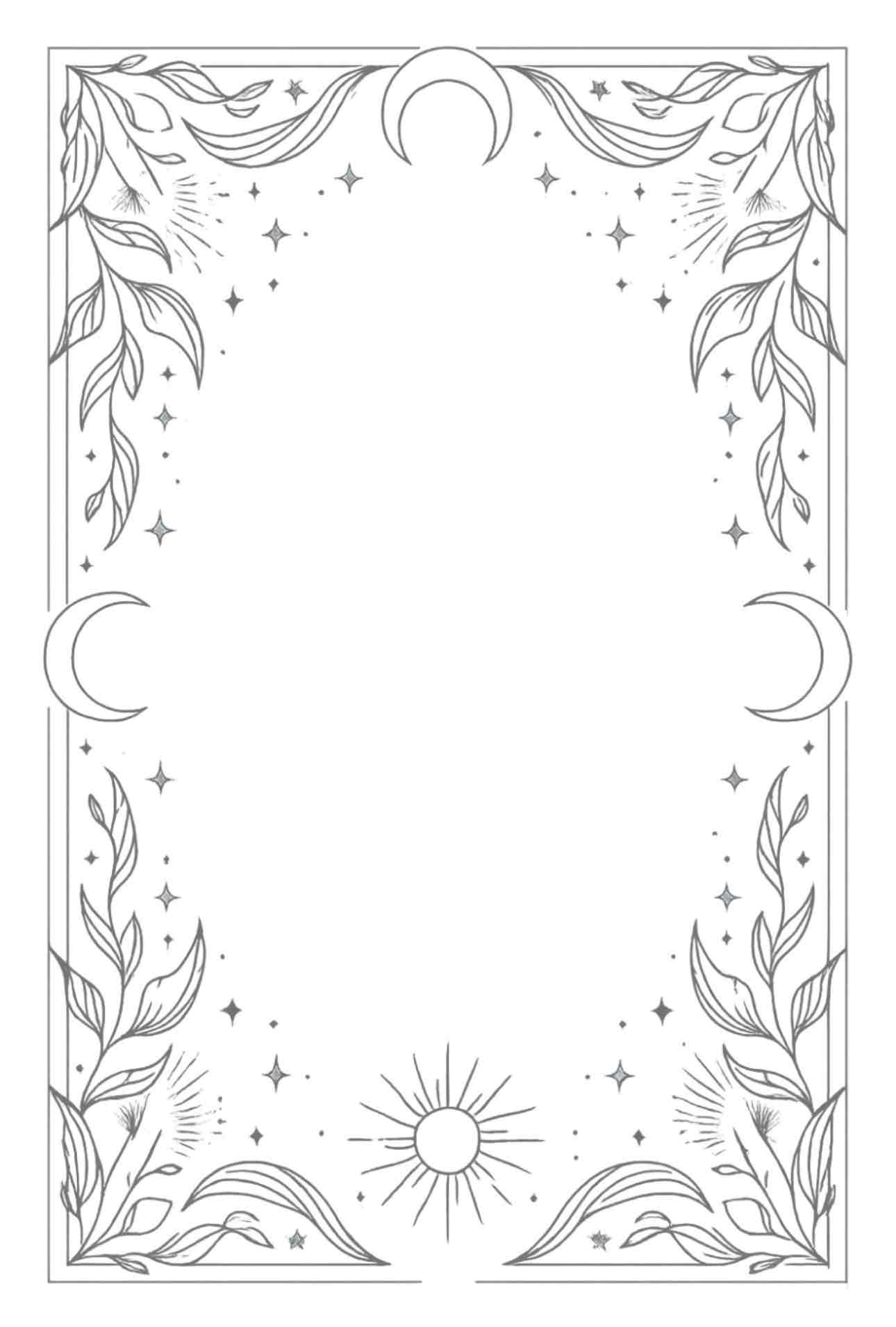 Floral Moon Frame free 3D printable STL