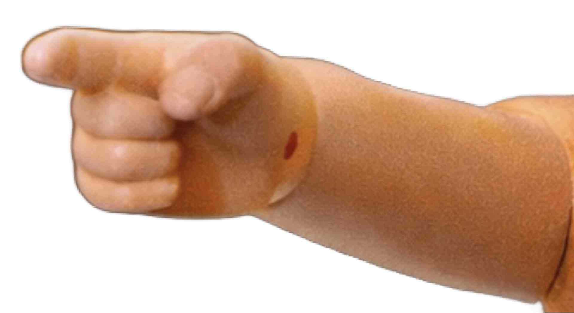 Pointing Hand Gesture free 3D printable STL