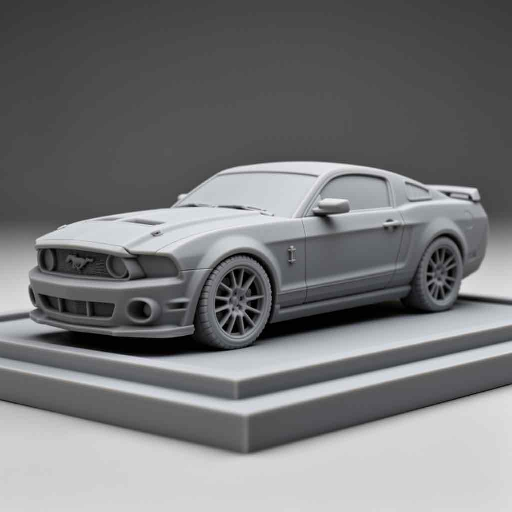 Ford Mustang GT Model free 3D printable STL