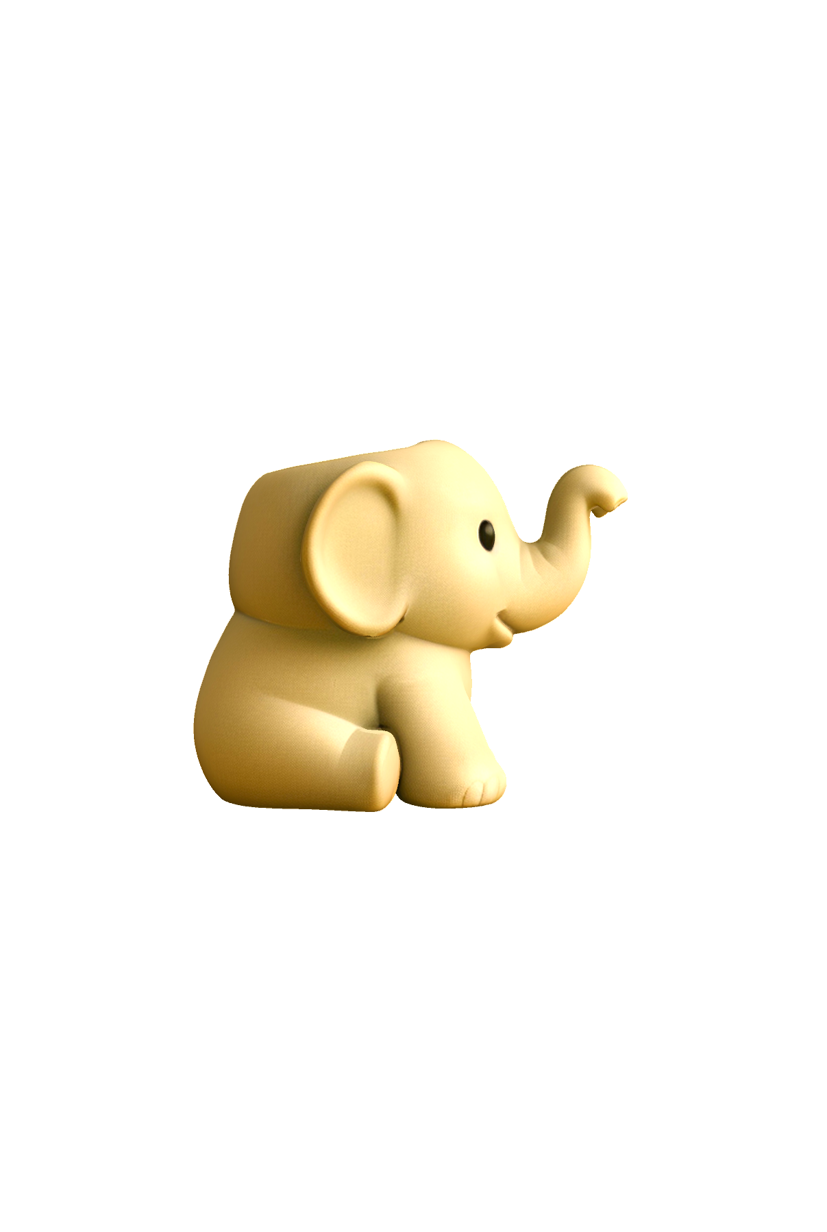 Elephant Planter Figure free 3D printable STL