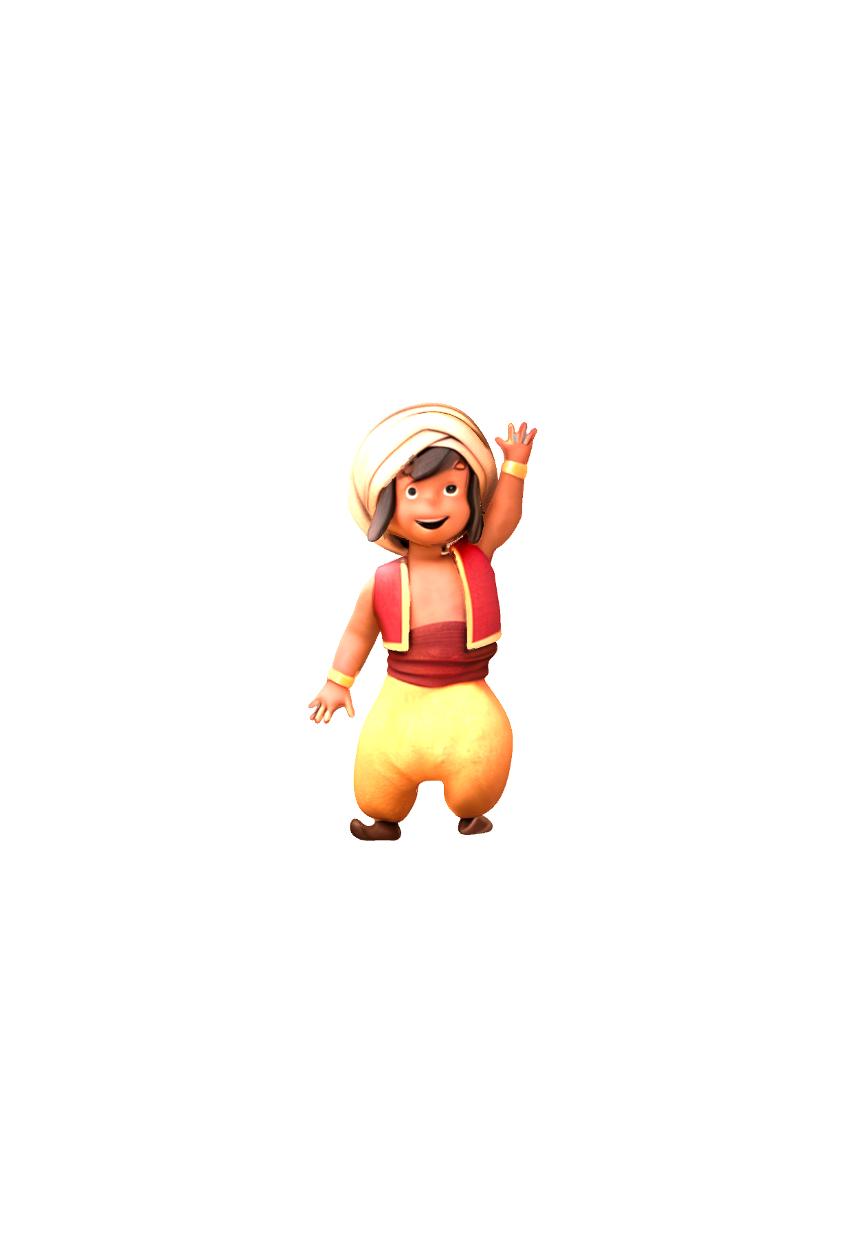 Aladdin Cartoon Character free 3D printable STL