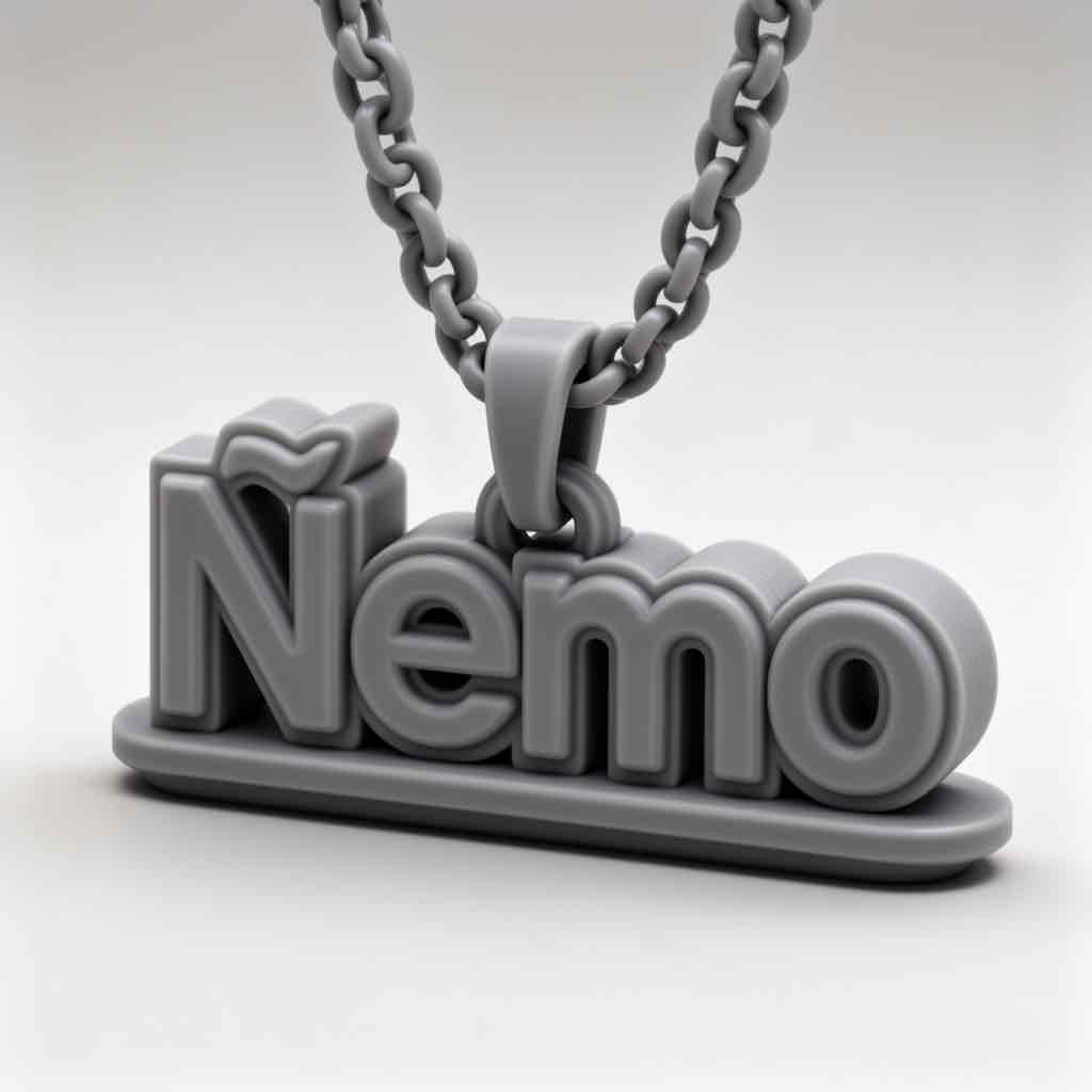 Nemo Pendant free 3D printable STL