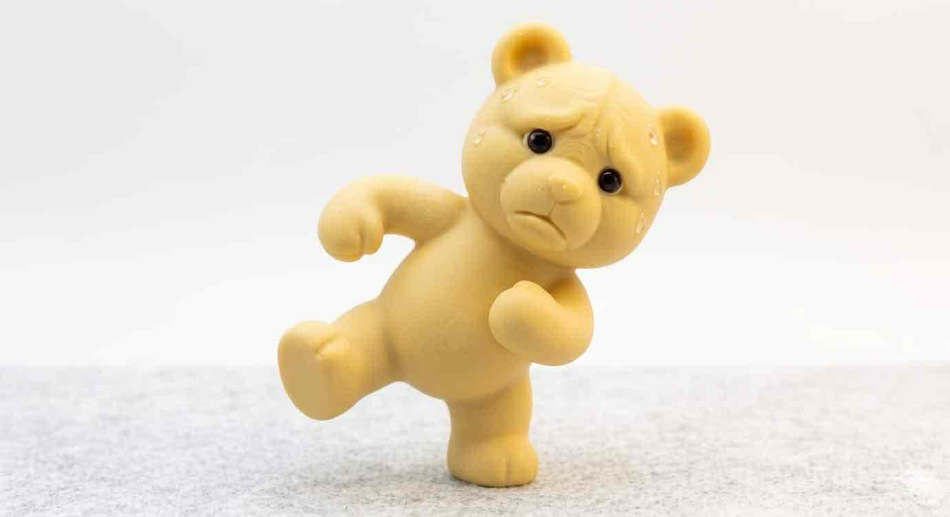 Sad Bear Figure free 3D printable STL