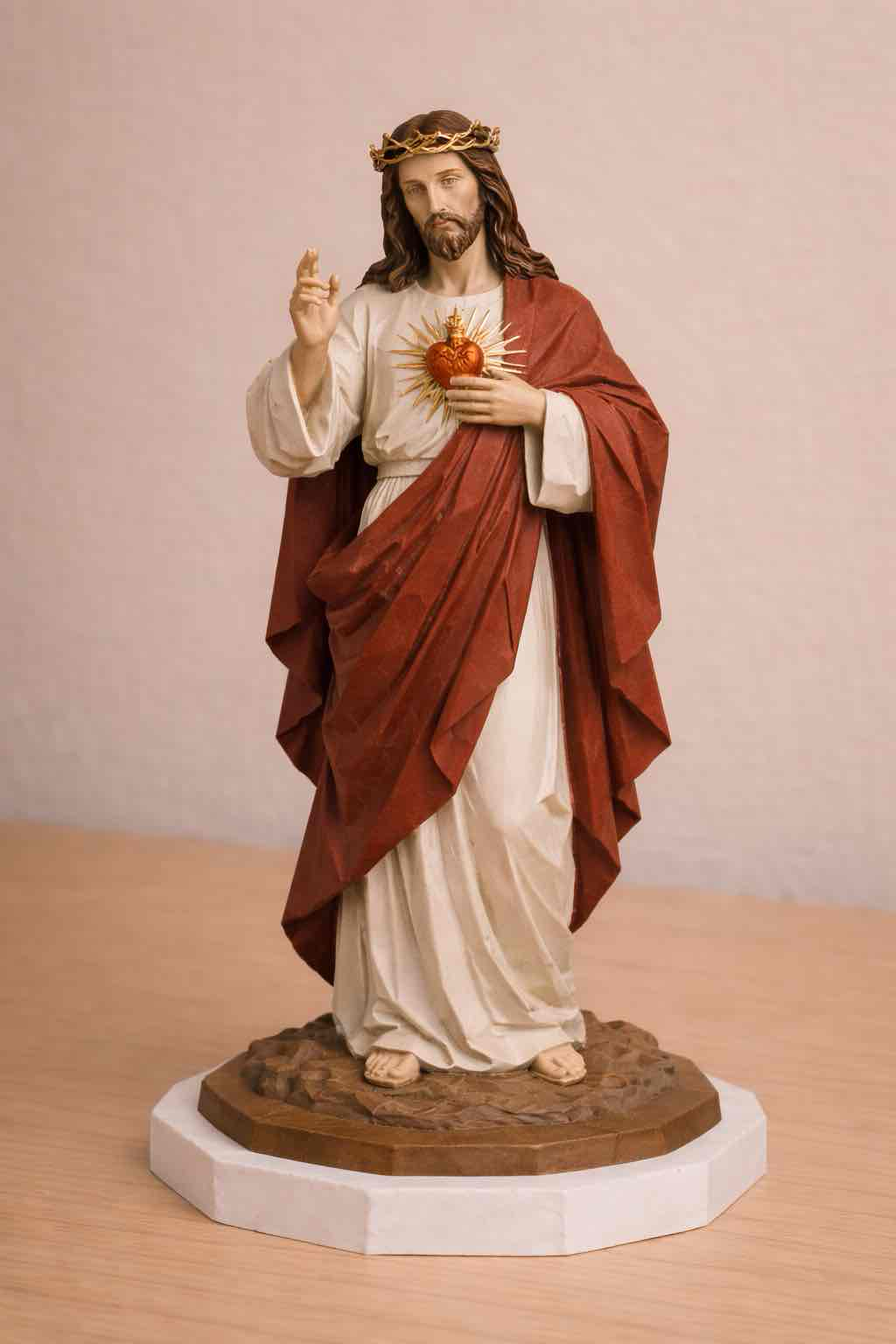 Sacred Heart Jesus Statue free 3D printable STL