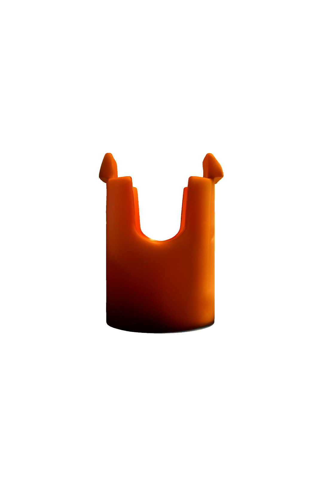 Orange Plastic Clip free 3D printable STL