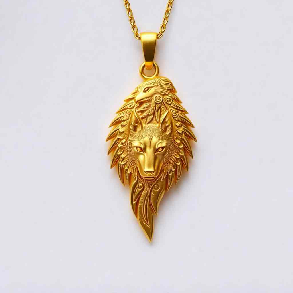 Wolf and Bear Pendant free 3D printable STL