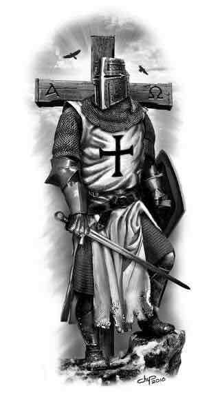 Crusader Knight Statue free 3D printable STL