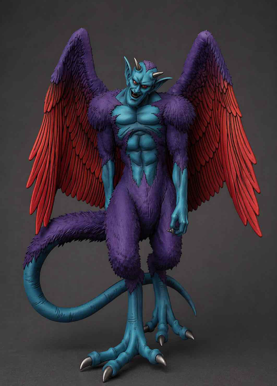 Demon Winged Figure free 3D printable STL