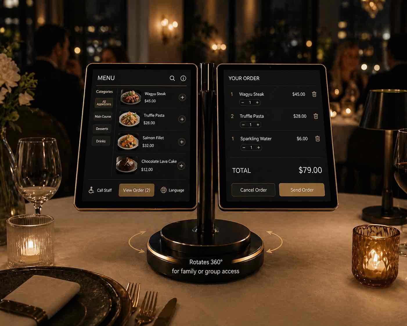 Smart Restaurant Tablet free 3D printable STL