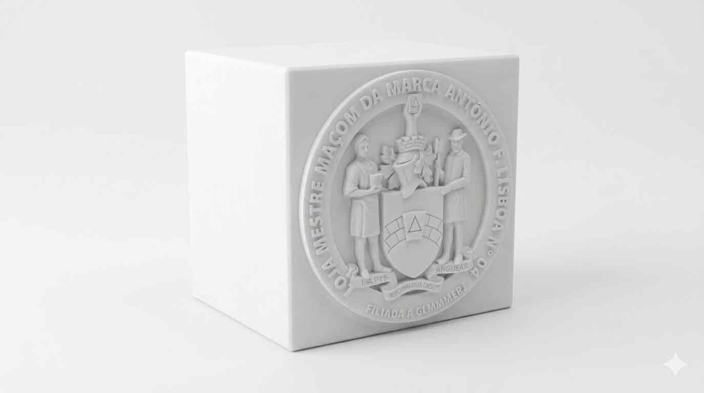 Masonic Seal Plaque free 3D printable STL