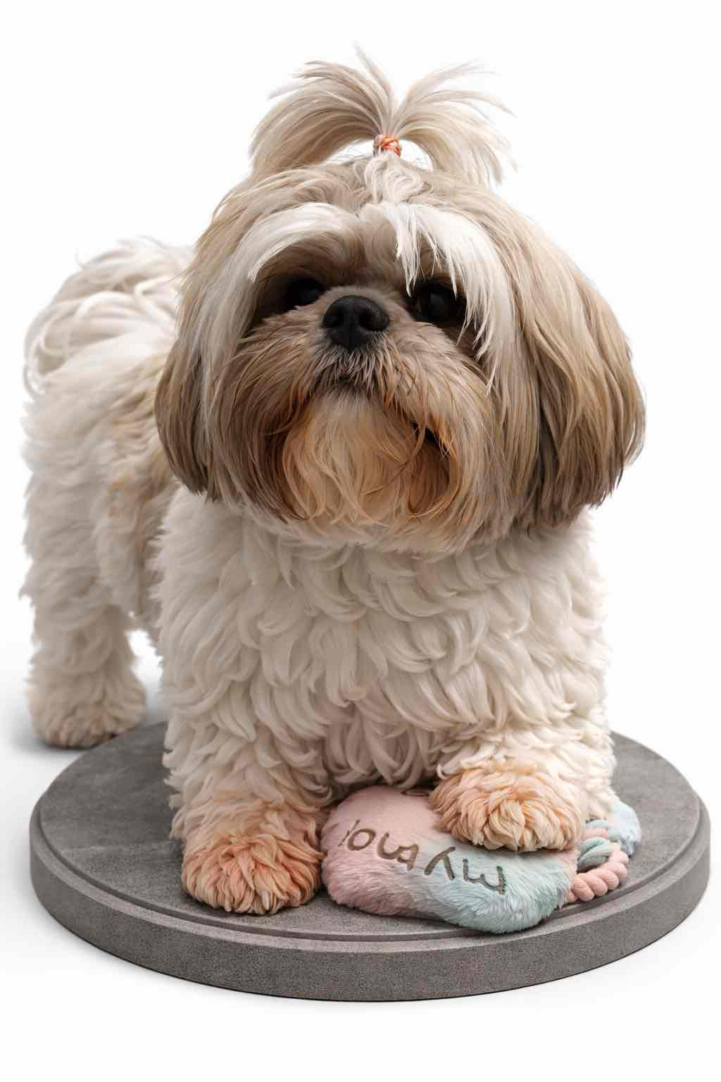 Shih Tzu Playing free 3D printable STL