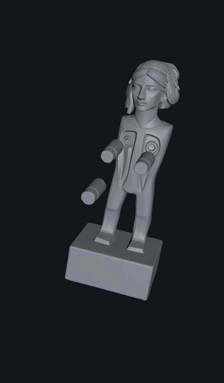 Ancient Greek Figurine free 3D printable STL