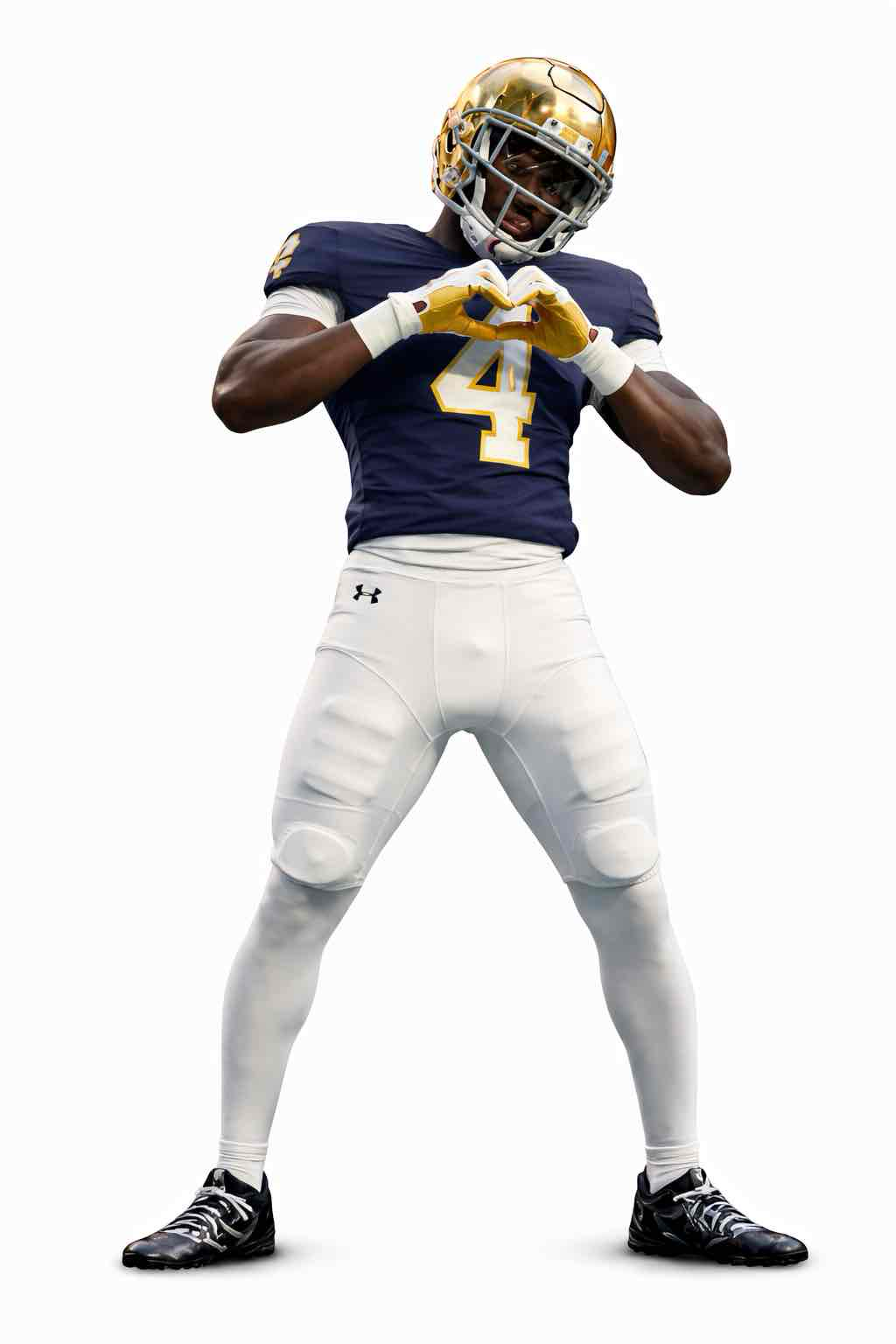 Notre Dame Football Player free 3D printable STL