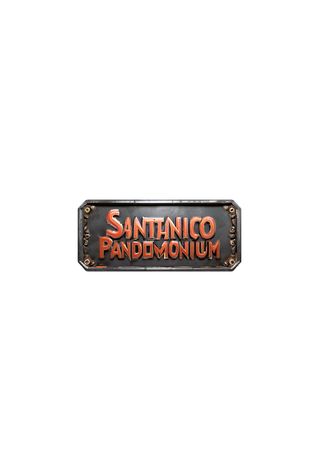 Santanico Pandemonium Sign free 3D printable STL