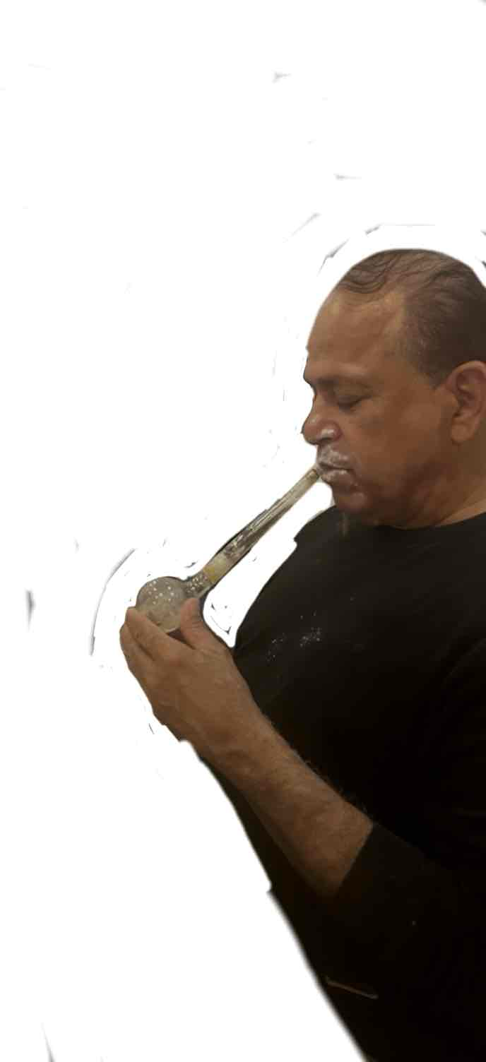 Man Playing Shofar free 3D printable STL