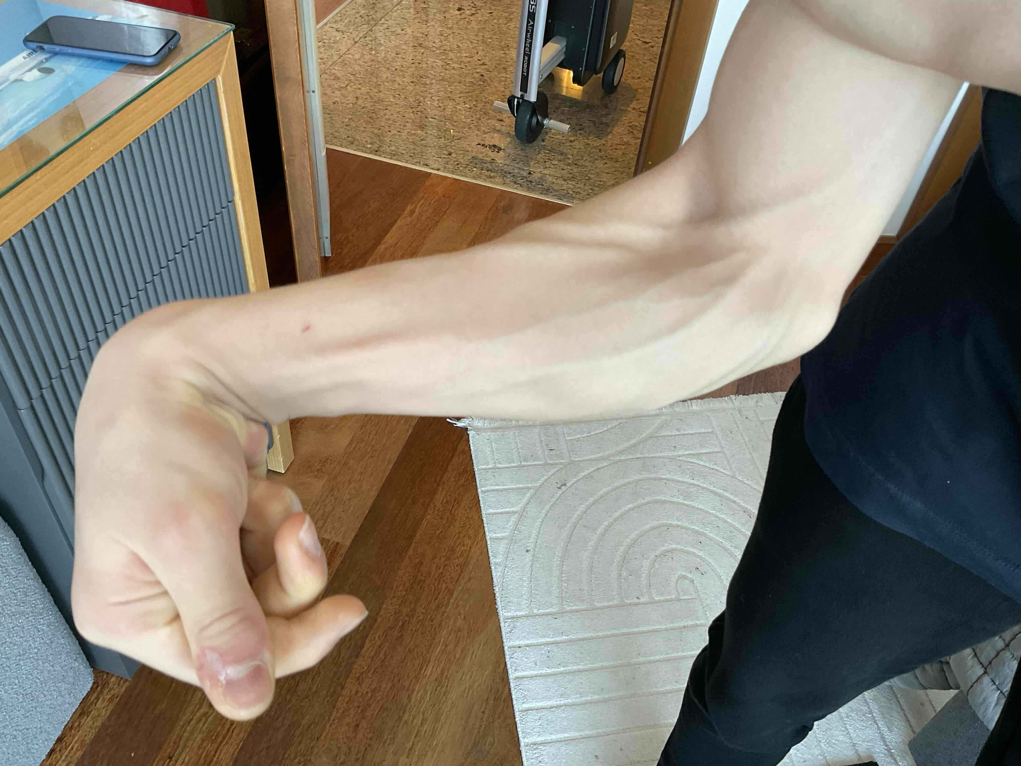 Flexed Human Arm free 3D printable STL