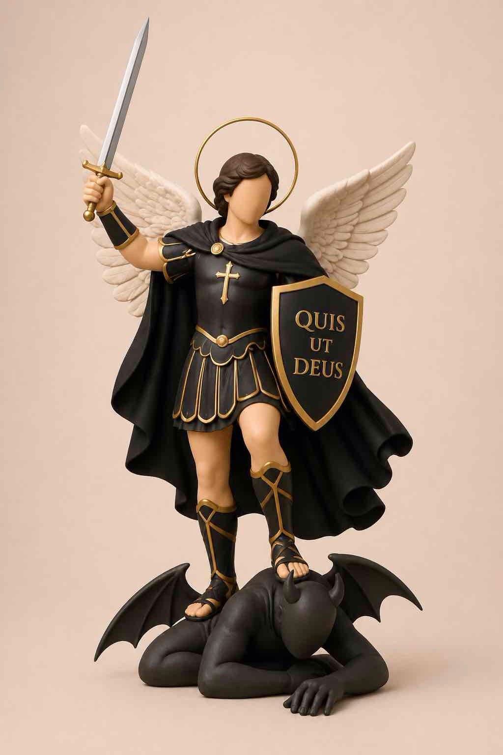 Saint Michael Figurine free 3D printable STL