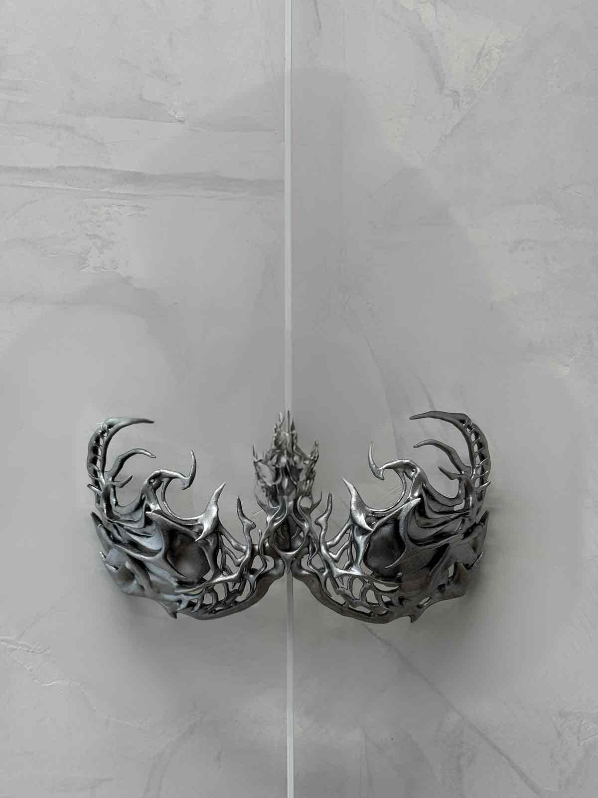 Ornate Skull Mask free 3D printable STL