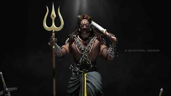 Shiva Warrior Pose free 3D printable STL