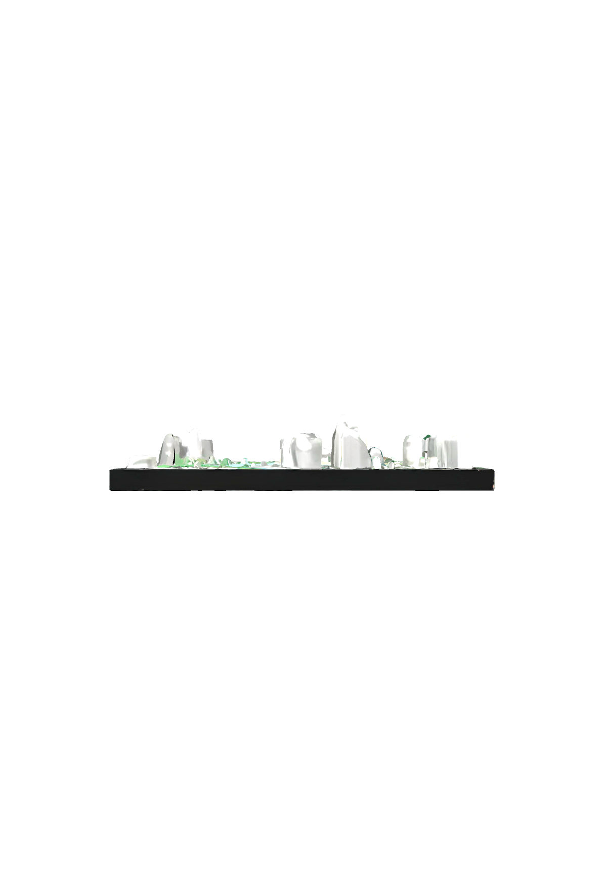 Cityscape Architectural Model free 3D printable STL
