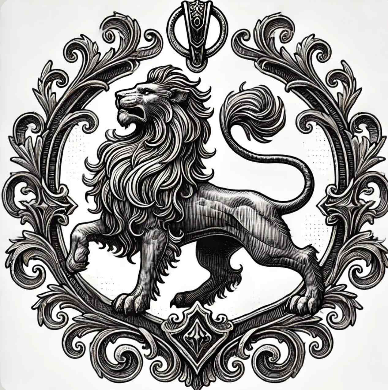 Regal Lion Sculpture free 3D printable STL
