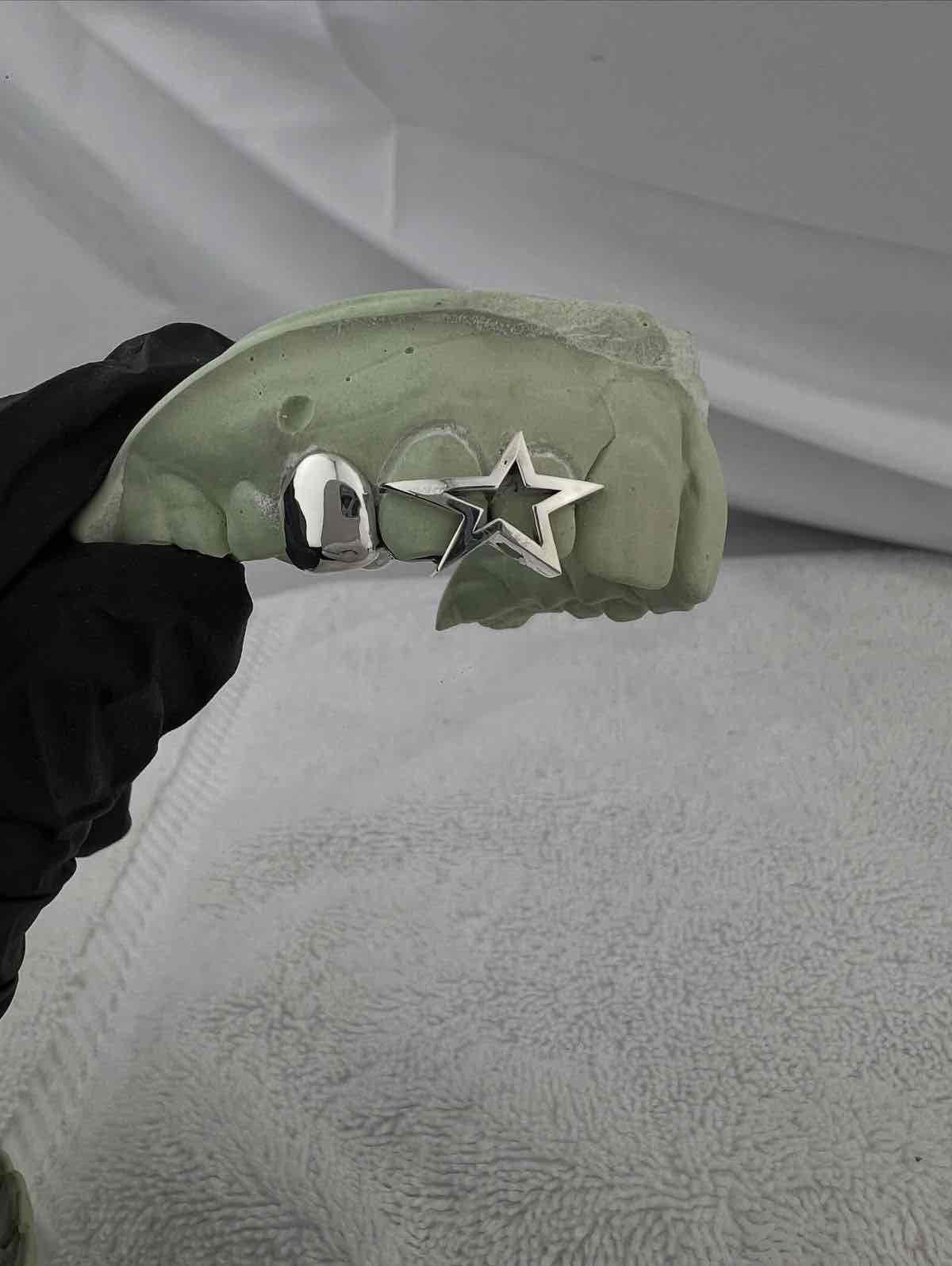Silver Star Ring free 3D printable STL