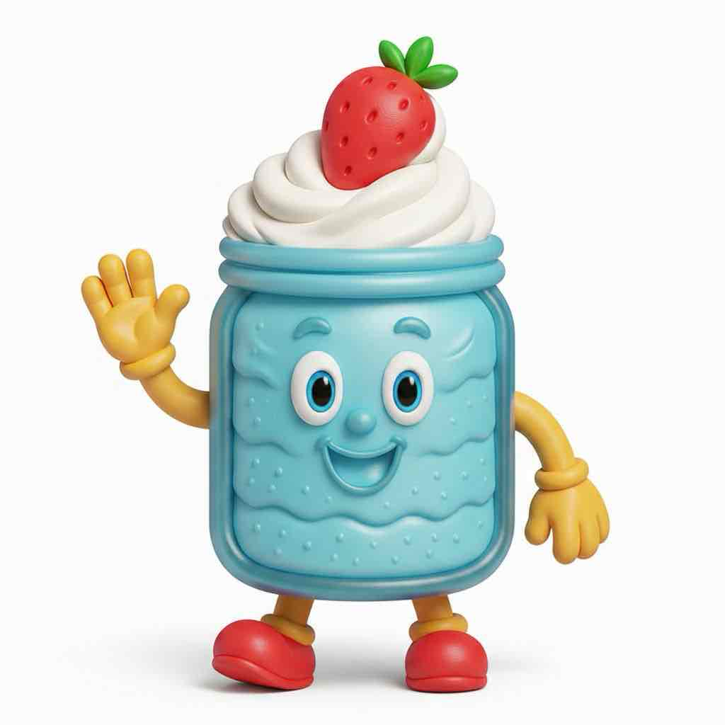 Smiling Jelly Jar Figure free 3D printable STL