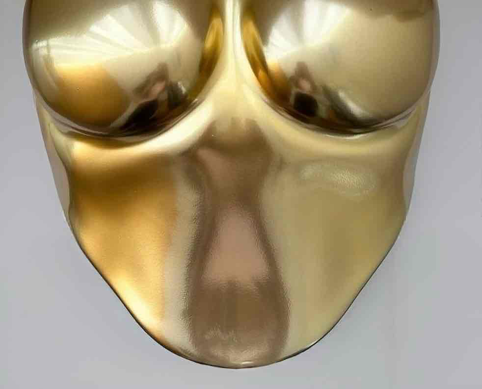 Golden Skull Sculpture free 3D printable STL