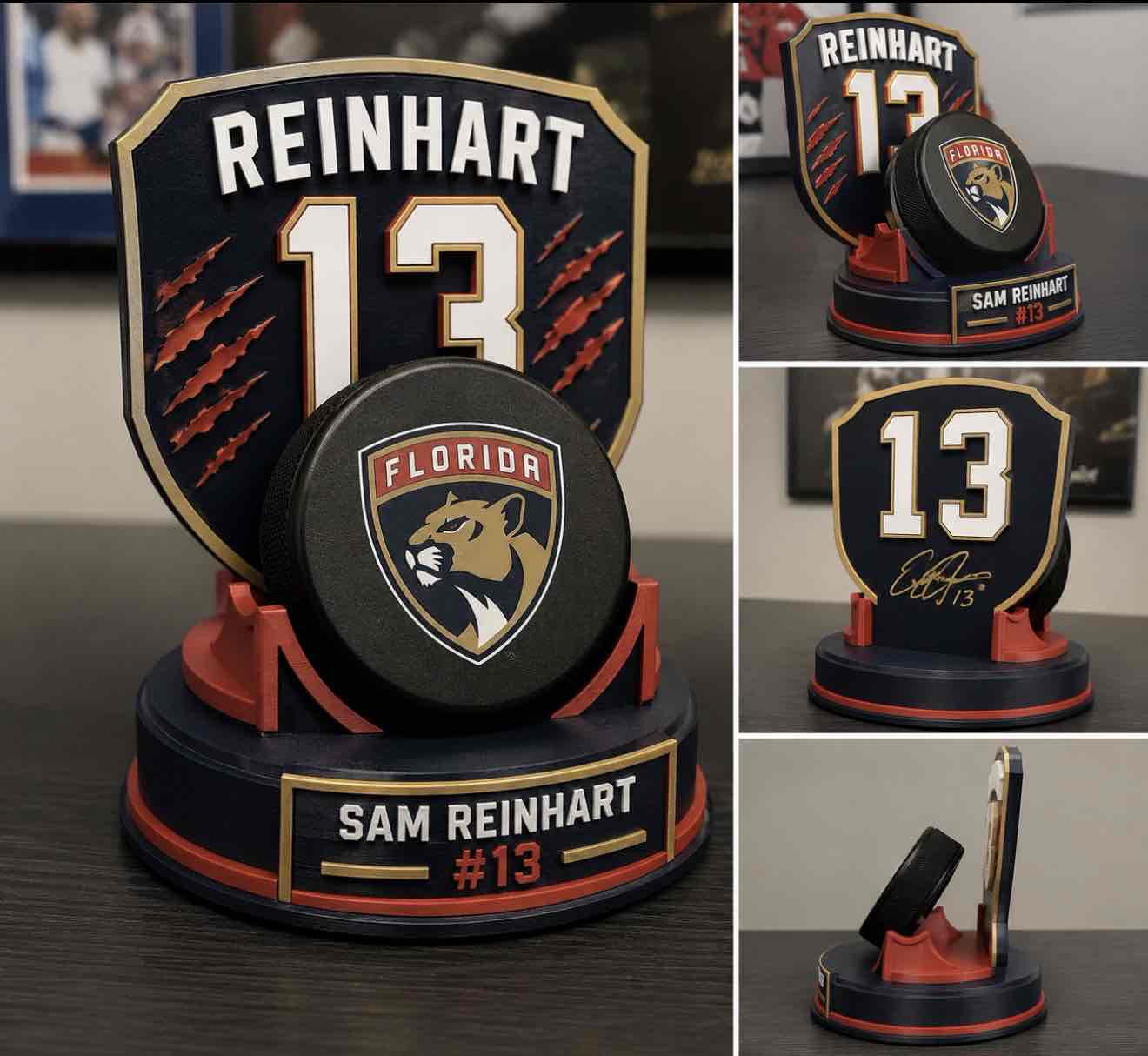 Sam Reinhart Trophy Display free 3D printable STL