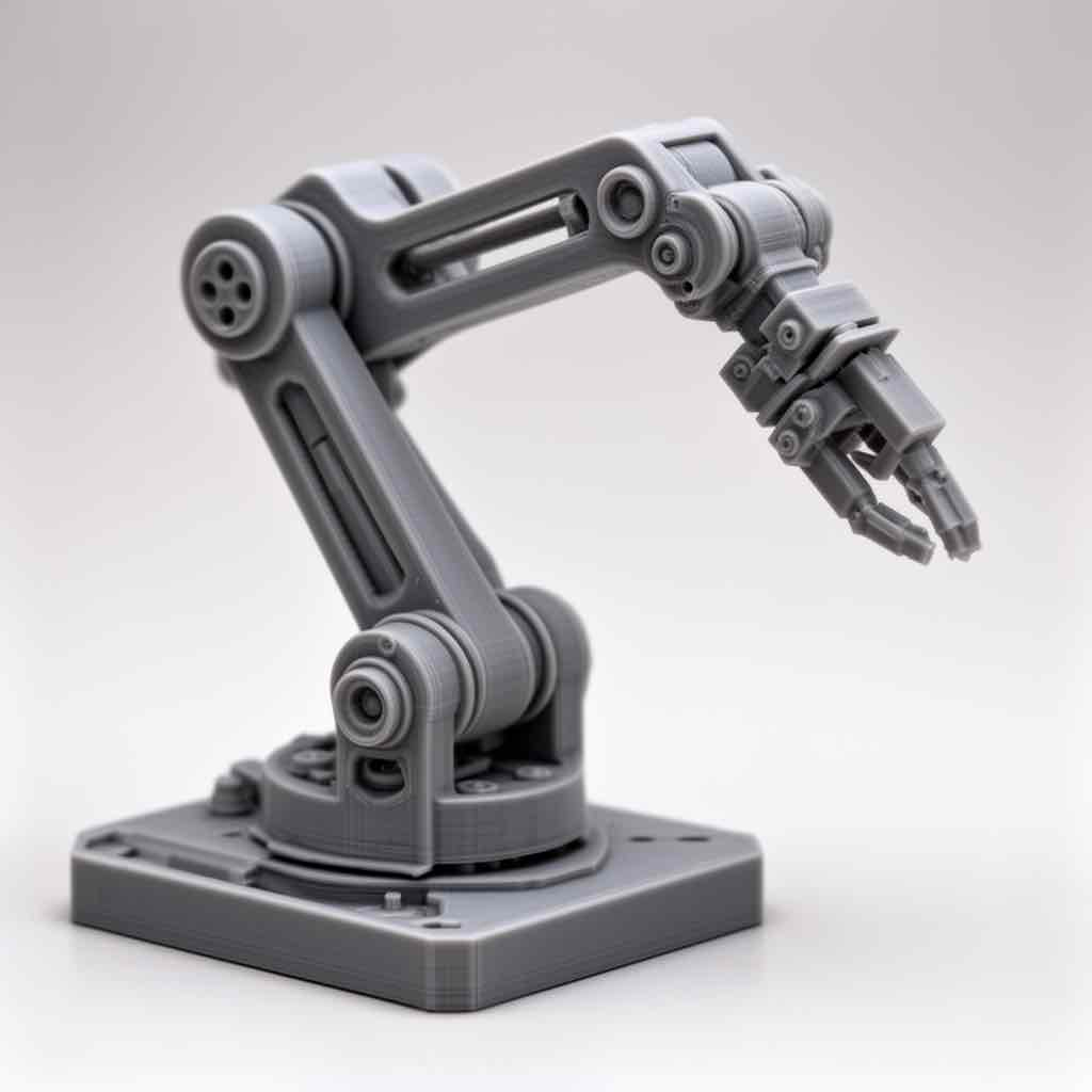 Industrial Robot Arm free 3D printable STL