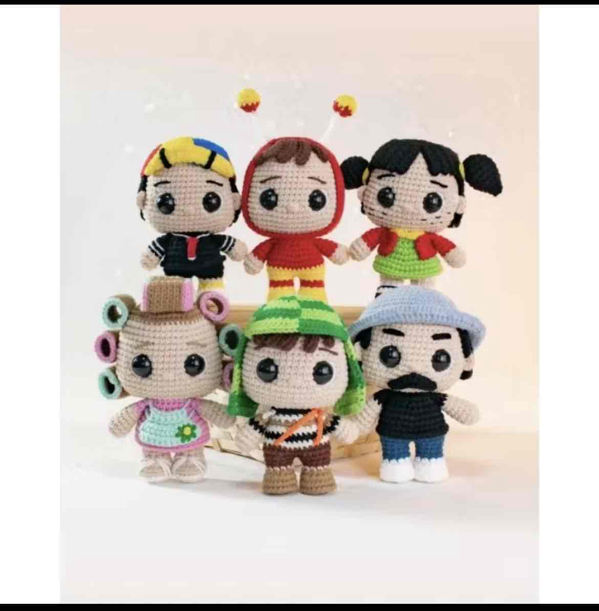 Crocheted Cartoon Characters free 3D printable STL
