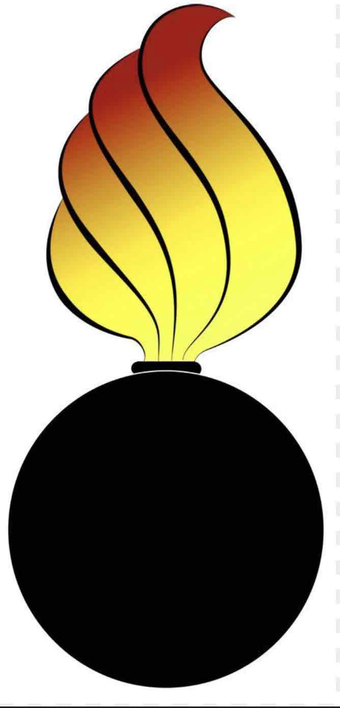 Cartoon Bomb with Flame free 3D printable STL