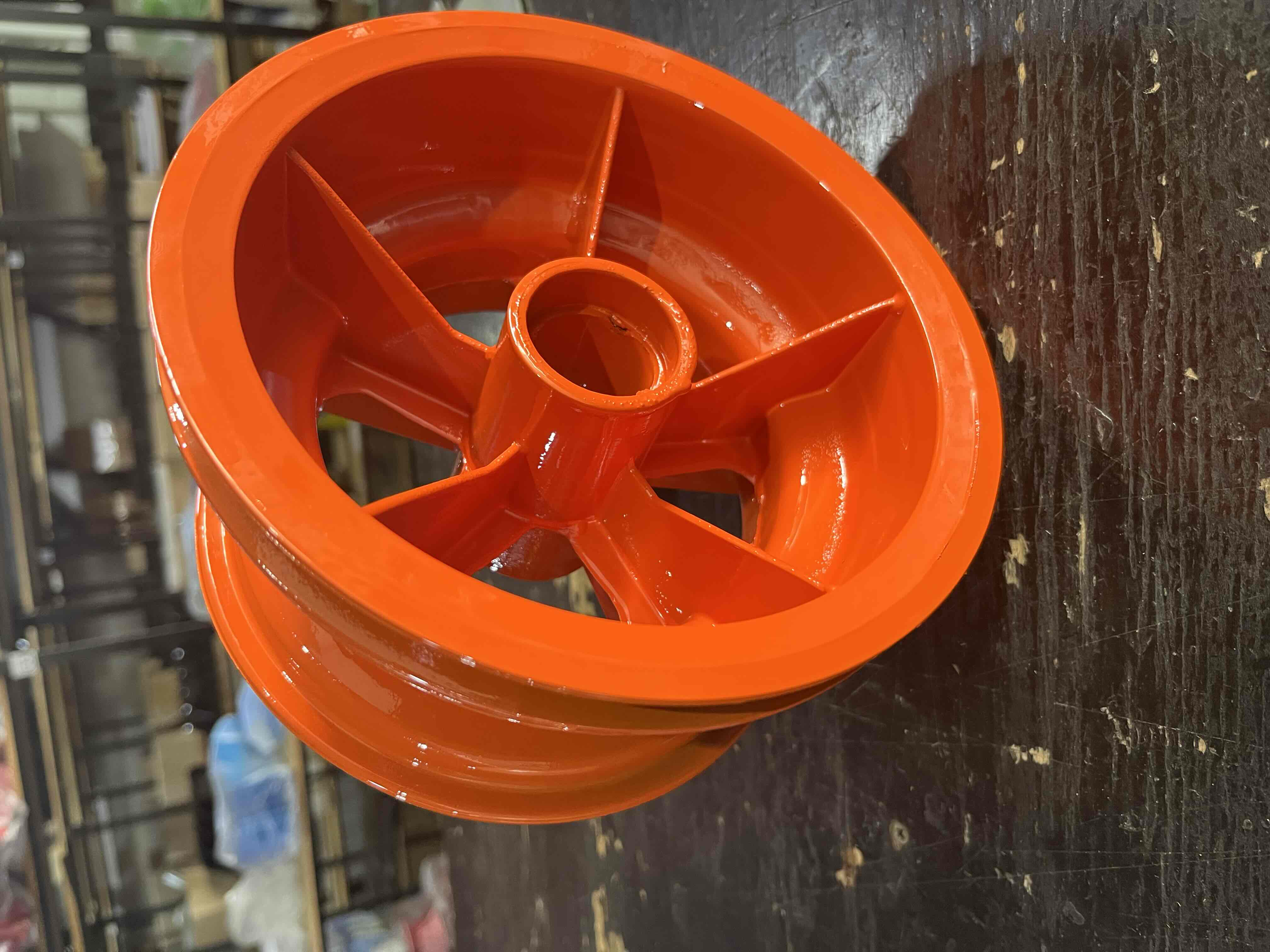 Orange Racing Wheel free 3D printable STL