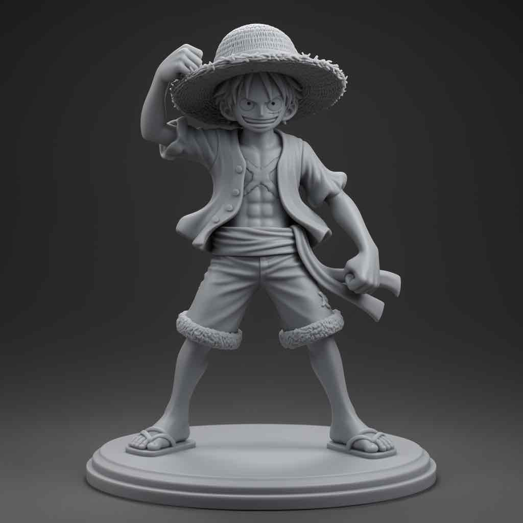 Monkey D. Luffy Figure free 3D printable STL