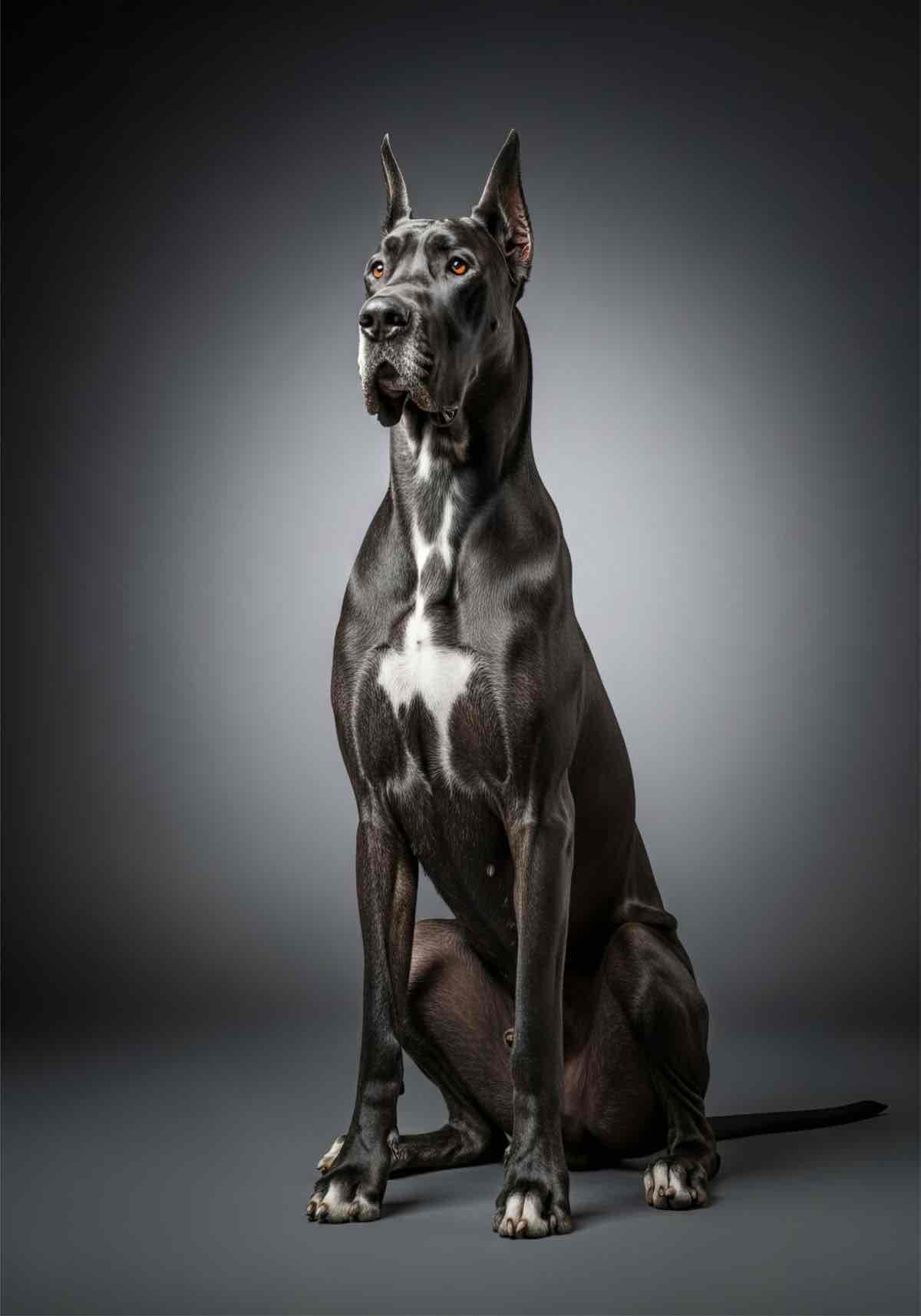 Great Dane Sitting free 3D printable STL
