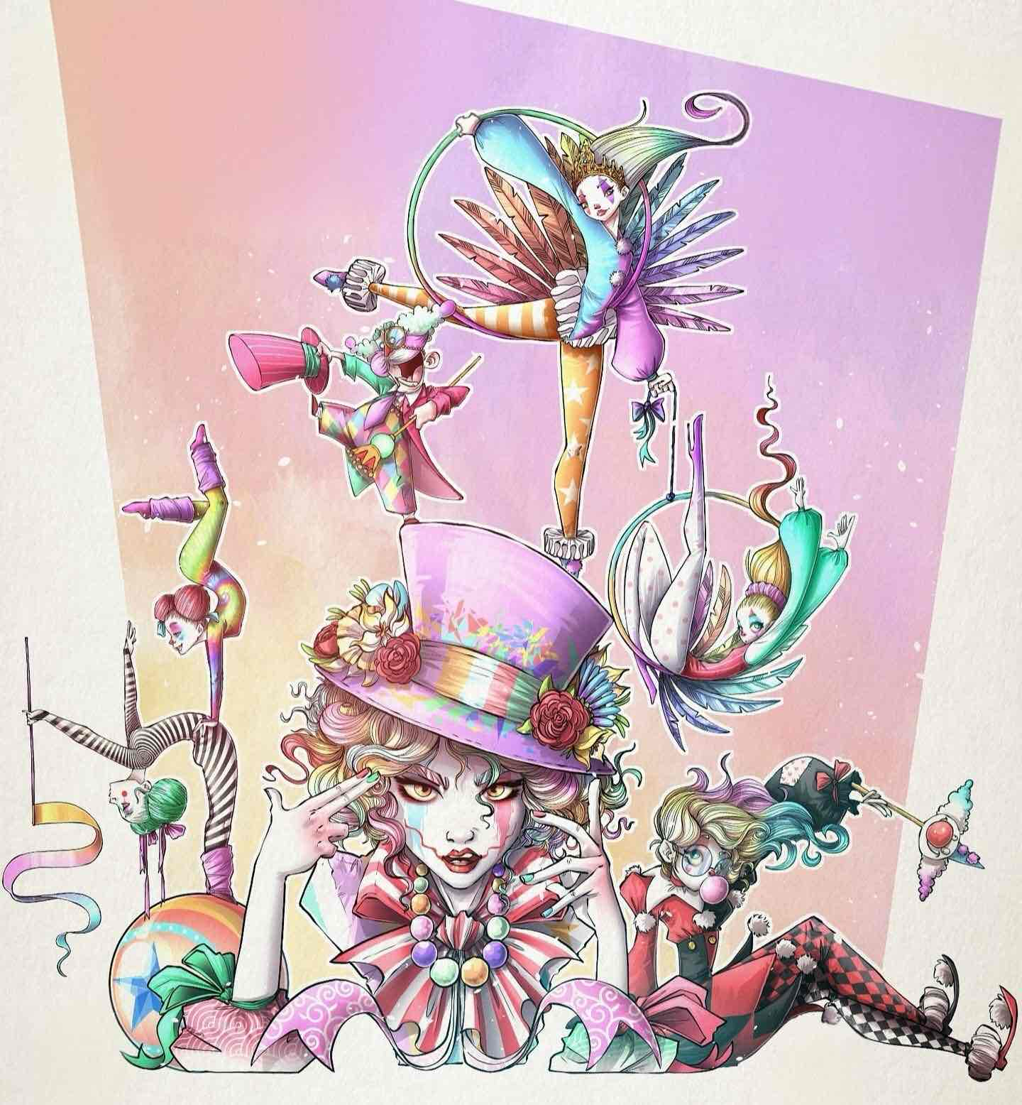 Circus Fantasy Characters free 3D printable STL