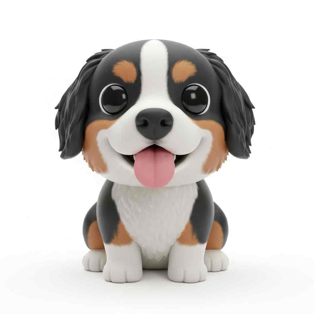 Bernese Mountain Dog Figure free 3D printable STL