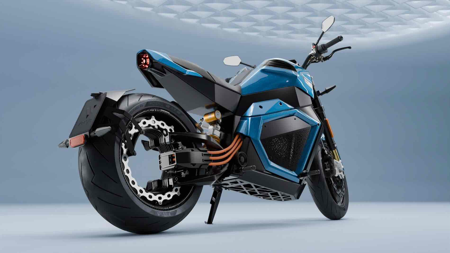 Electric Motorcycle Design free 3D printable STL