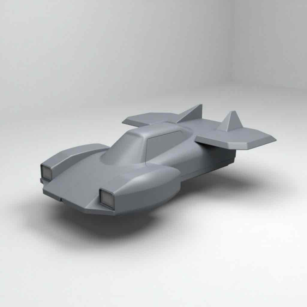Batmobile Concept Model free 3D printable STL