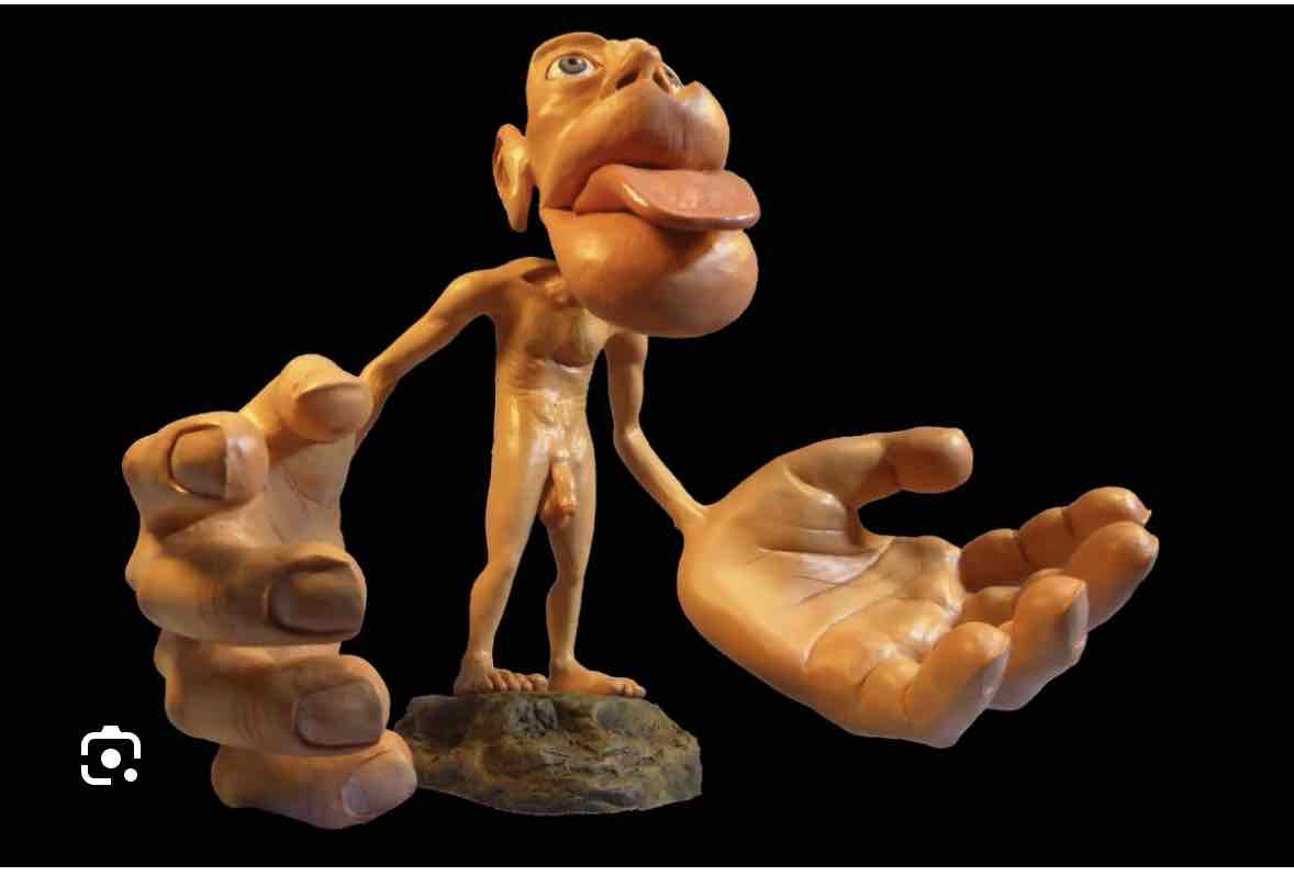 Stylized Uncanny Figure free 3D printable STL