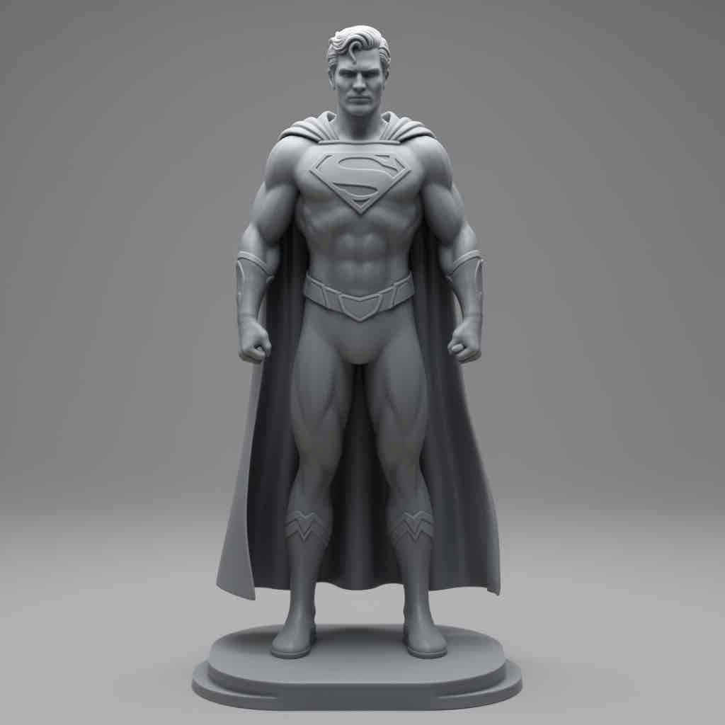 Superman Standing Pose free 3D printable STL