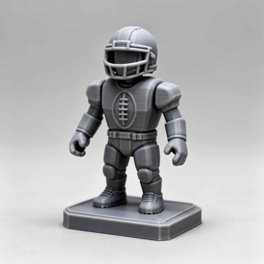 Football Player Figure free 3D printable STL