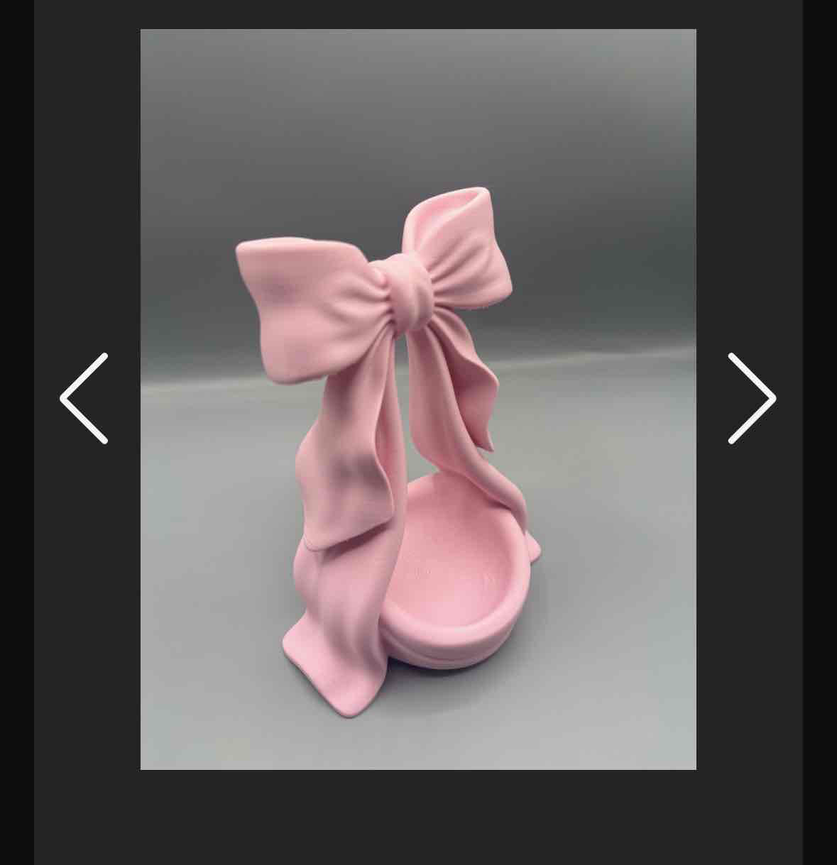 Pink Ribbon Cake Stand free 3D printable STL