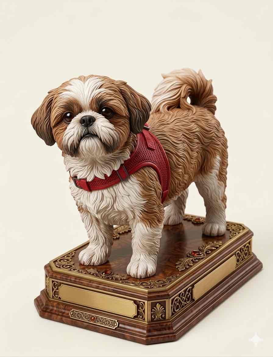 Shih Tzu Figurine free 3D printable STL